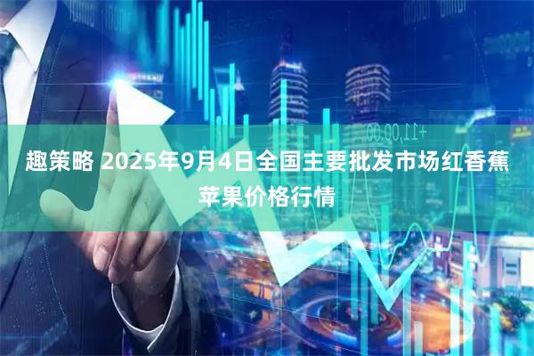 趣策略 2025年9月4日全国主要批发市场红香蕉苹果价格行情