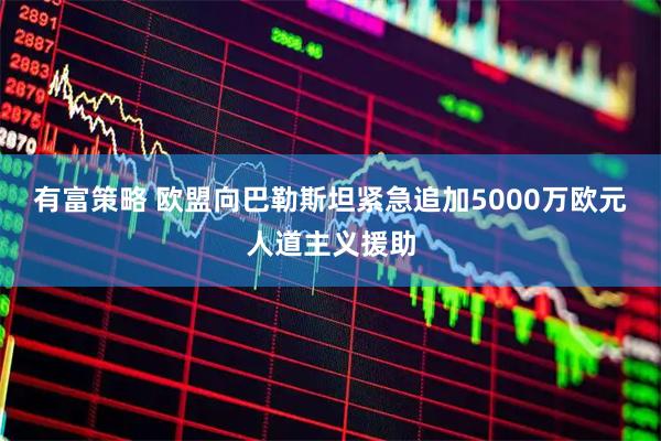有富策略 欧盟向巴勒斯坦紧急追加5000万欧元人道主义援助