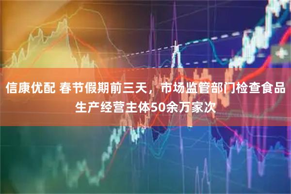 信康优配 春节假期前三天，市场监管部门检查食品生产经营主体50余万家次
